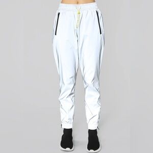 Fashion Nova reflective joggers
